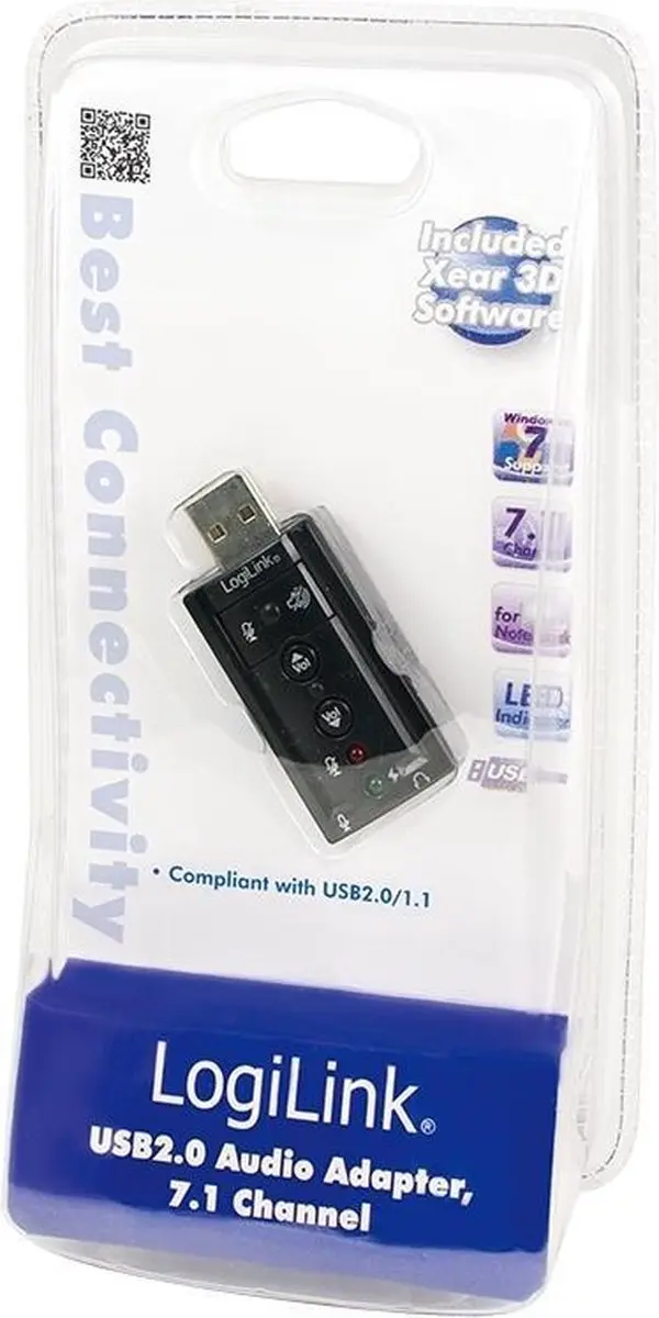 LOGILINK - geluidskaart - UA0078 - 7.1 - USB2.0