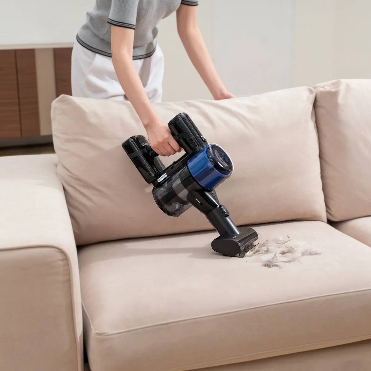 Tineco Pure One S30 Pro Draadloze Stofzuiger - 65 Min - 200W - Zwart/Blauw - afbeelding 6 van 6