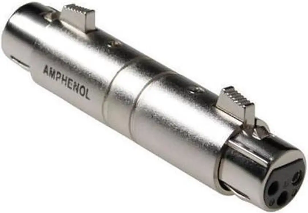 Amphenol AC3F3FW XLR 3P Adapter