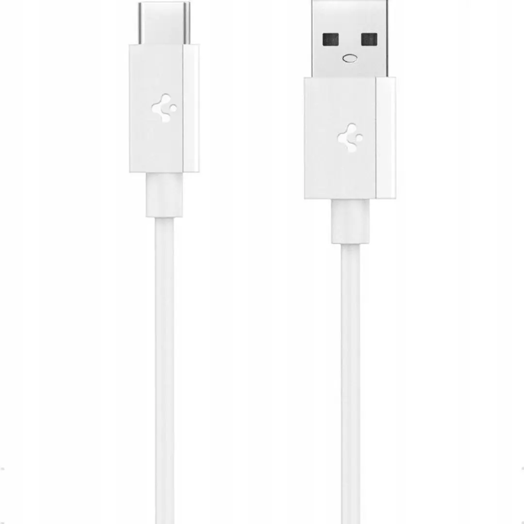 Spigen Essential EB6020AC USB-A naar USB-C Kabel 60W 2m - Transparant
