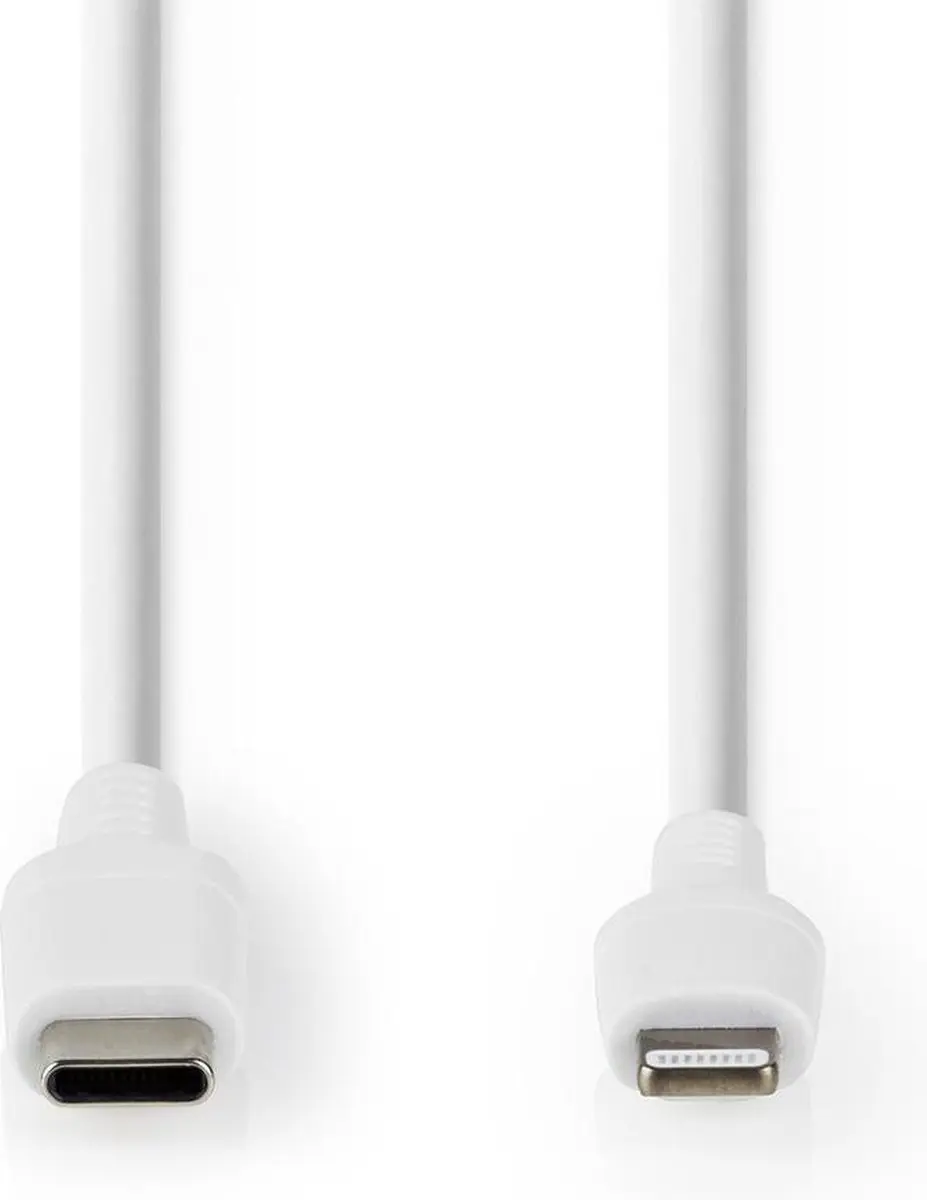 Nedis Lightning Kabel USB-C 2.0 2m - Wit
