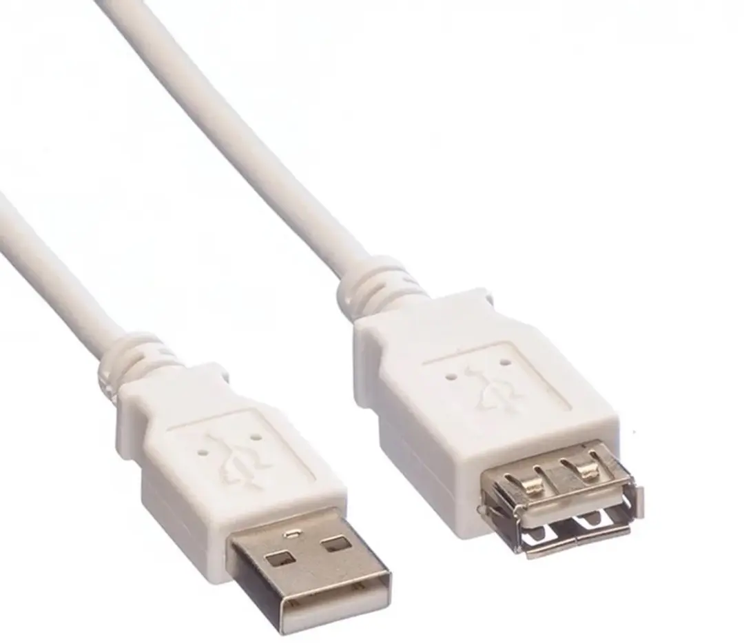 Goobay USB2.0 Verlengkabel 1,8m - 2A Wit