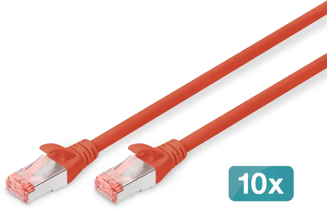 Digitus DK-1644-005-R-10 Netwerkkabel Cat6 S/FTP