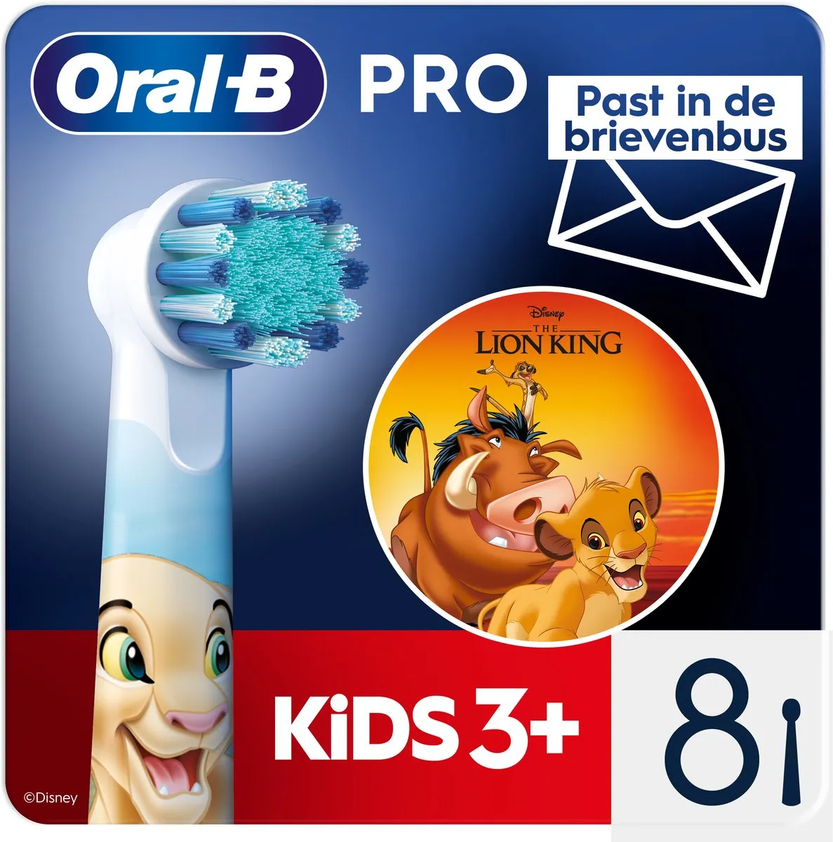 Oral-B Pro Kids Opzetborstels - Disney The Lion King - 8 Stuks