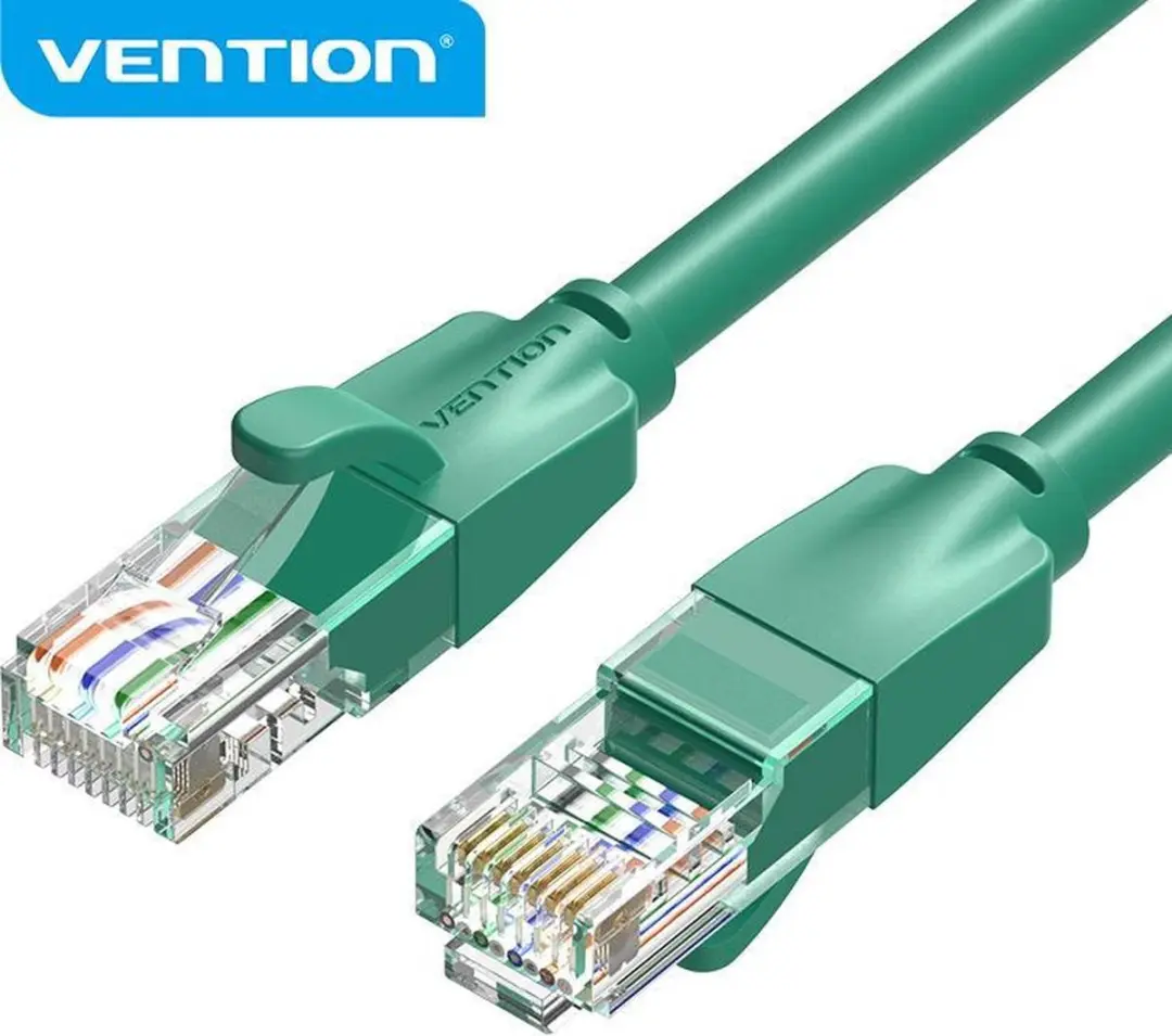 Vention IBEGF Netwerkkabel Cat6 Groen 1m