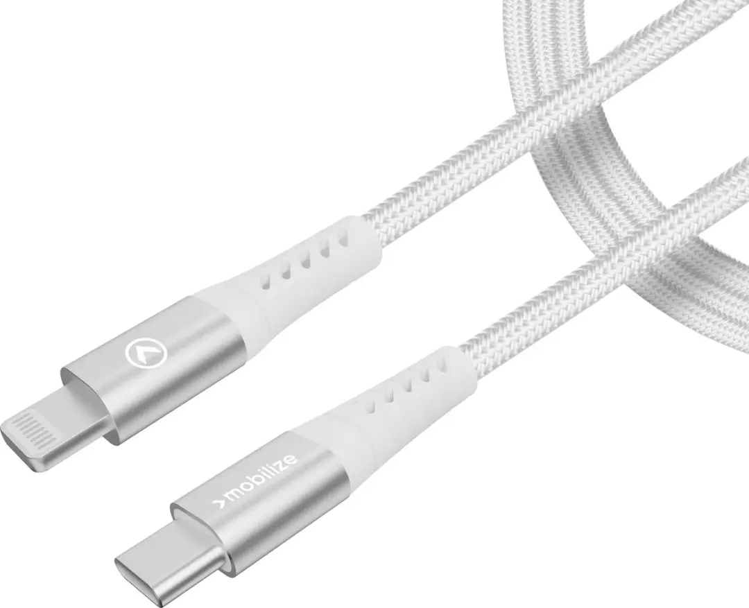 Mobilize USB-C Kabel 2m - Wit