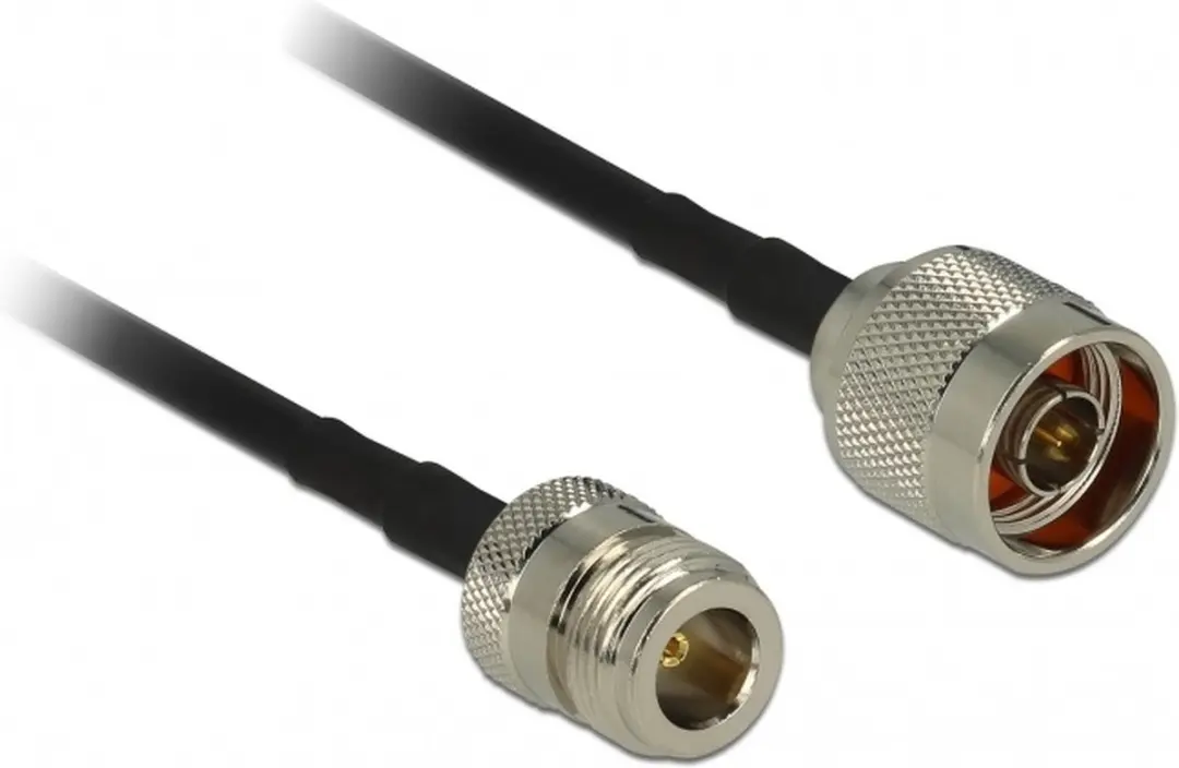 Delock N Stecker N Buchse LMR195 Kabel 3m