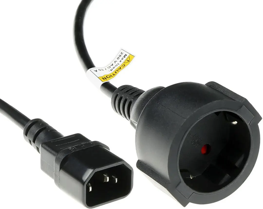 ACT AK5219 Netsnoer C14 Type F
