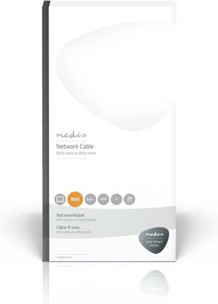 Nedis CAT6 Netwerkkabel CCBW85210AT50 - 5m - Antraciet
