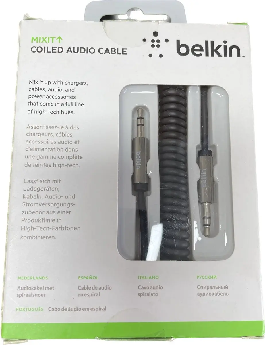 Belkin MIXIT 3.5mm AUX-kabel 1.8m - Zwart