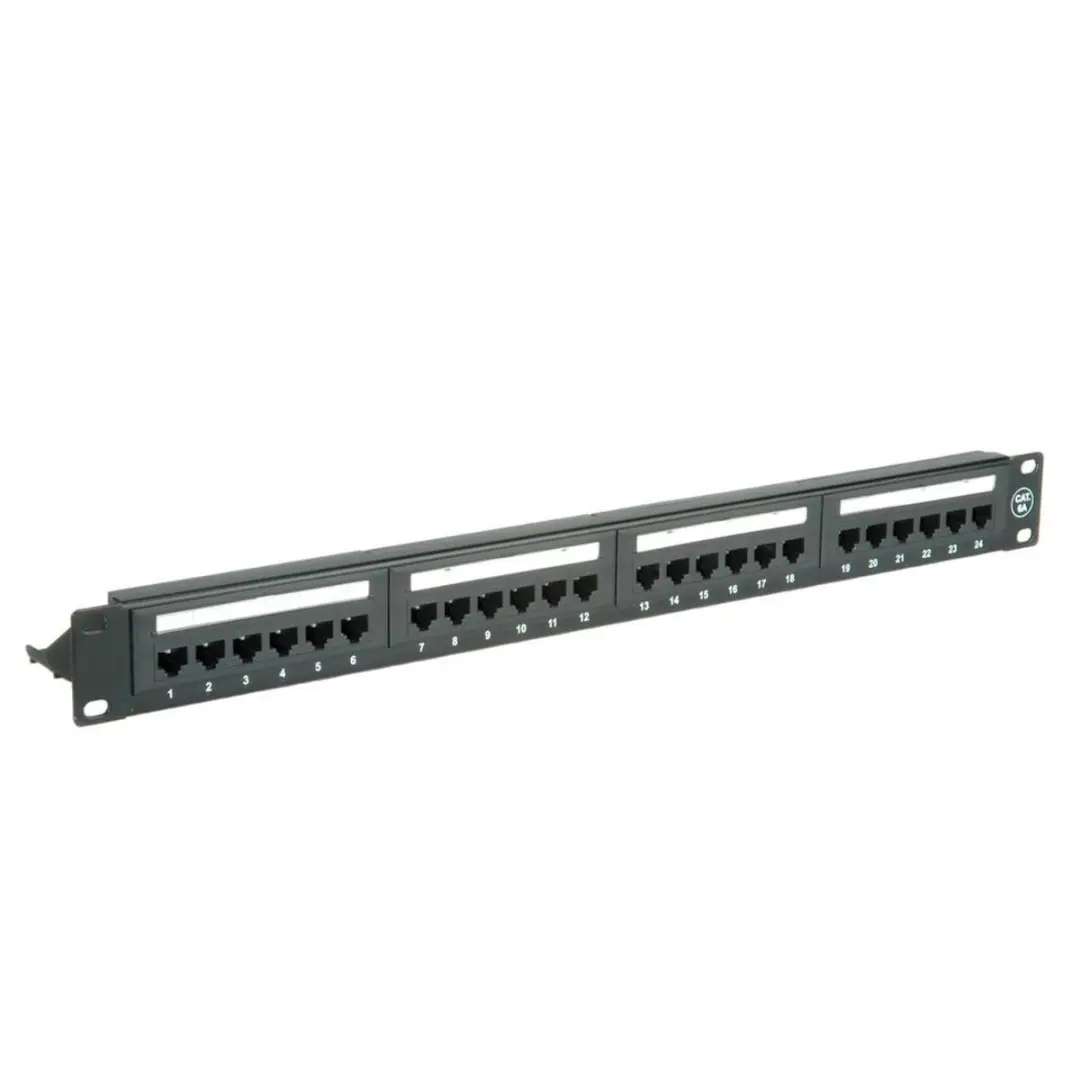 Value CAT6a Patch Panel 24 Poorten