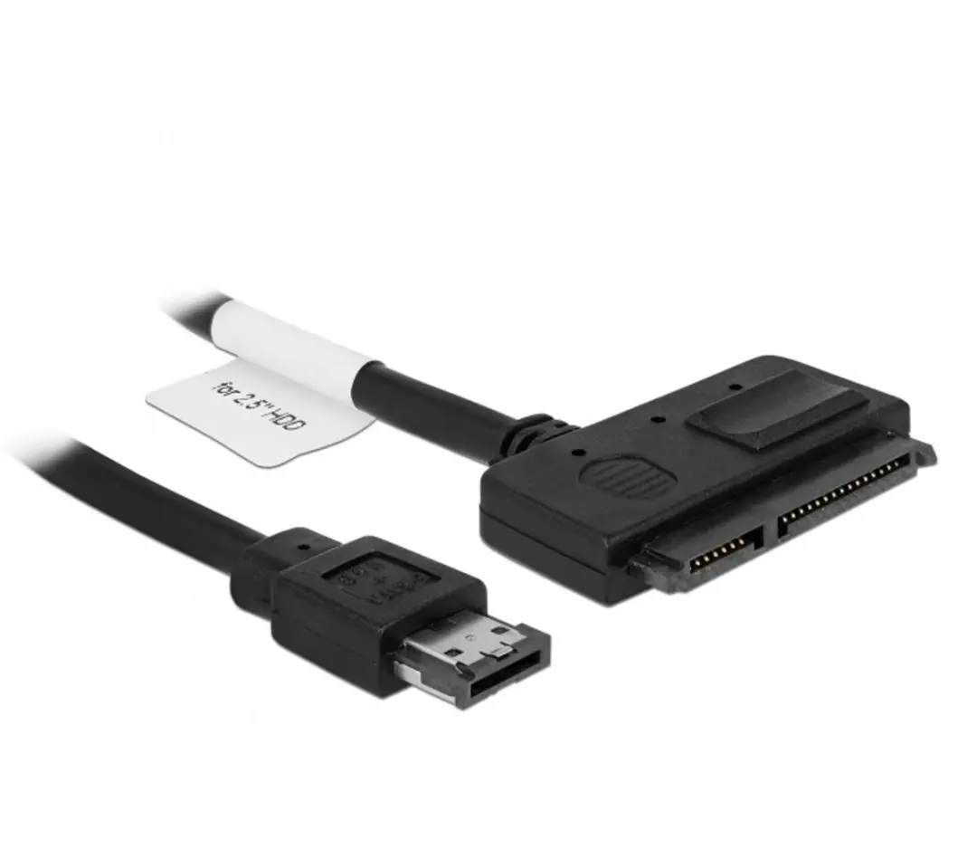Delock eSATA naar SATA Kabel 0.5m