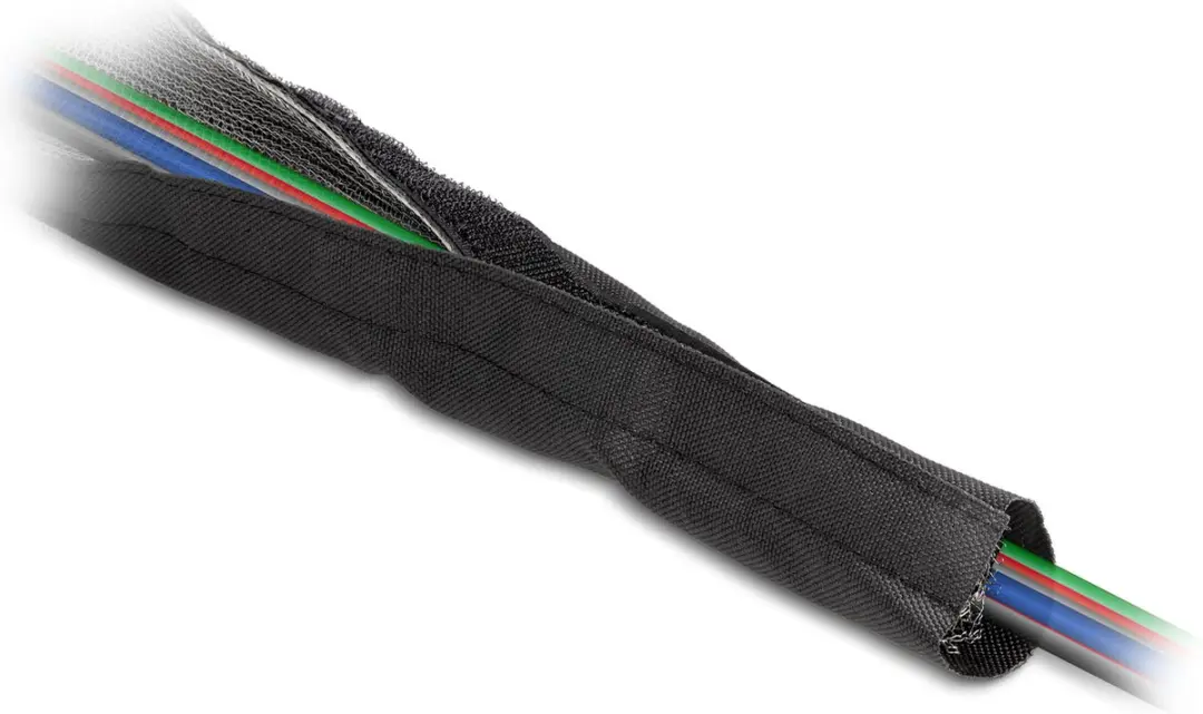 Delock EMI Afscherming Gevlochten Slang 1m x 30mm - Zwart