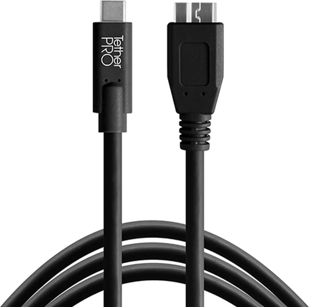 Tether Tools CUC3315-BLK USB-kabel 4,6m