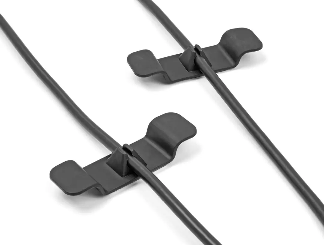 Delock Zelfklevende Kabelclips - 3 Stuks - Zwart