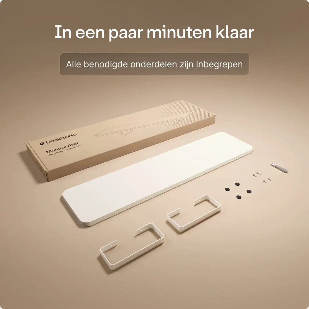 Desktronic Monitorstandaard SKU_945 - 2 Schermen 114x28cm