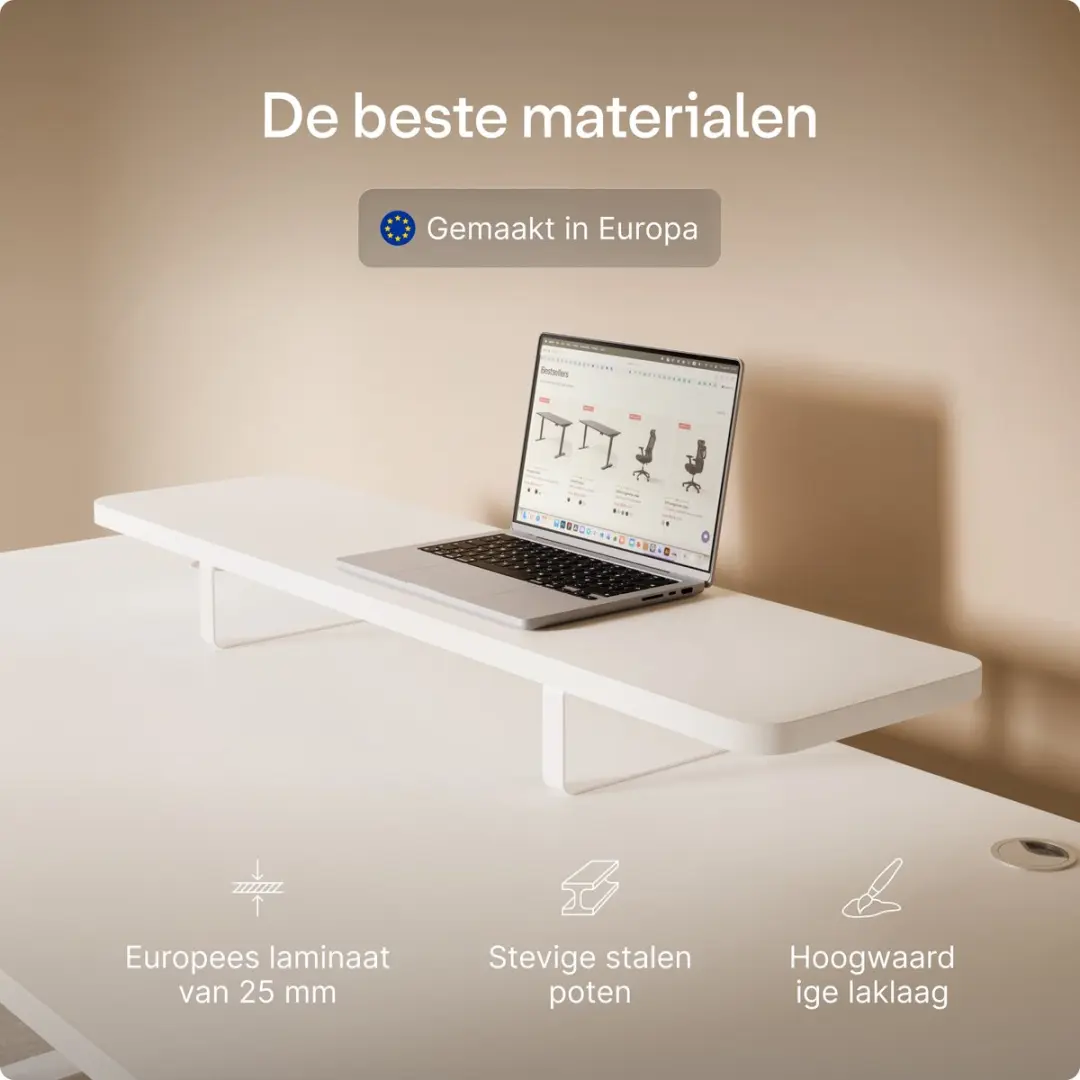 Desktronic Monitorstandaard SKU_945 - 2 Schermen 114x28cm