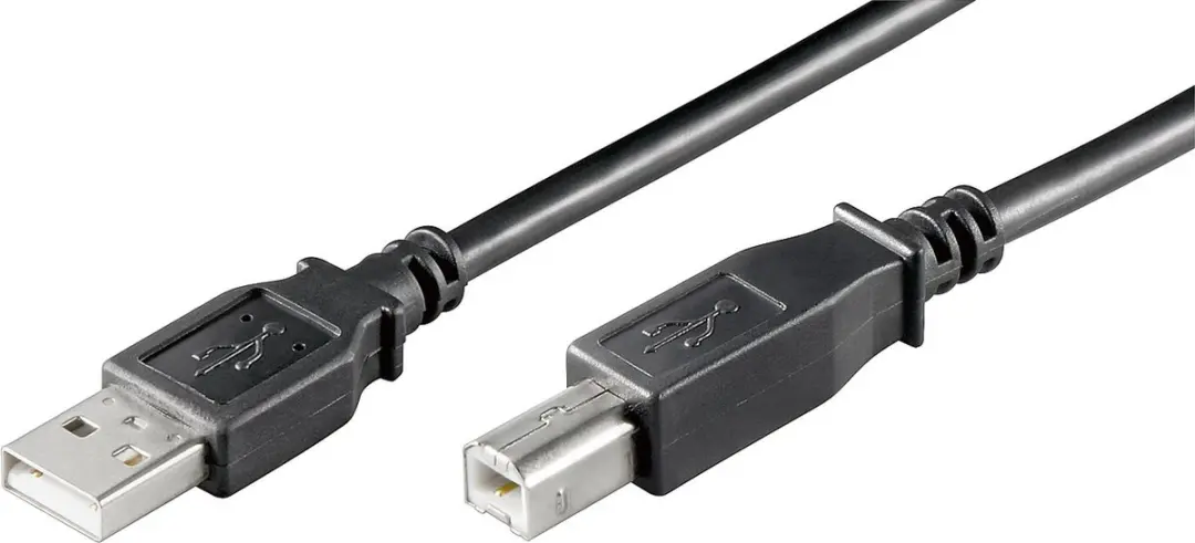 Nedis USB 2.0 A-B Kabel 3m - Zwart