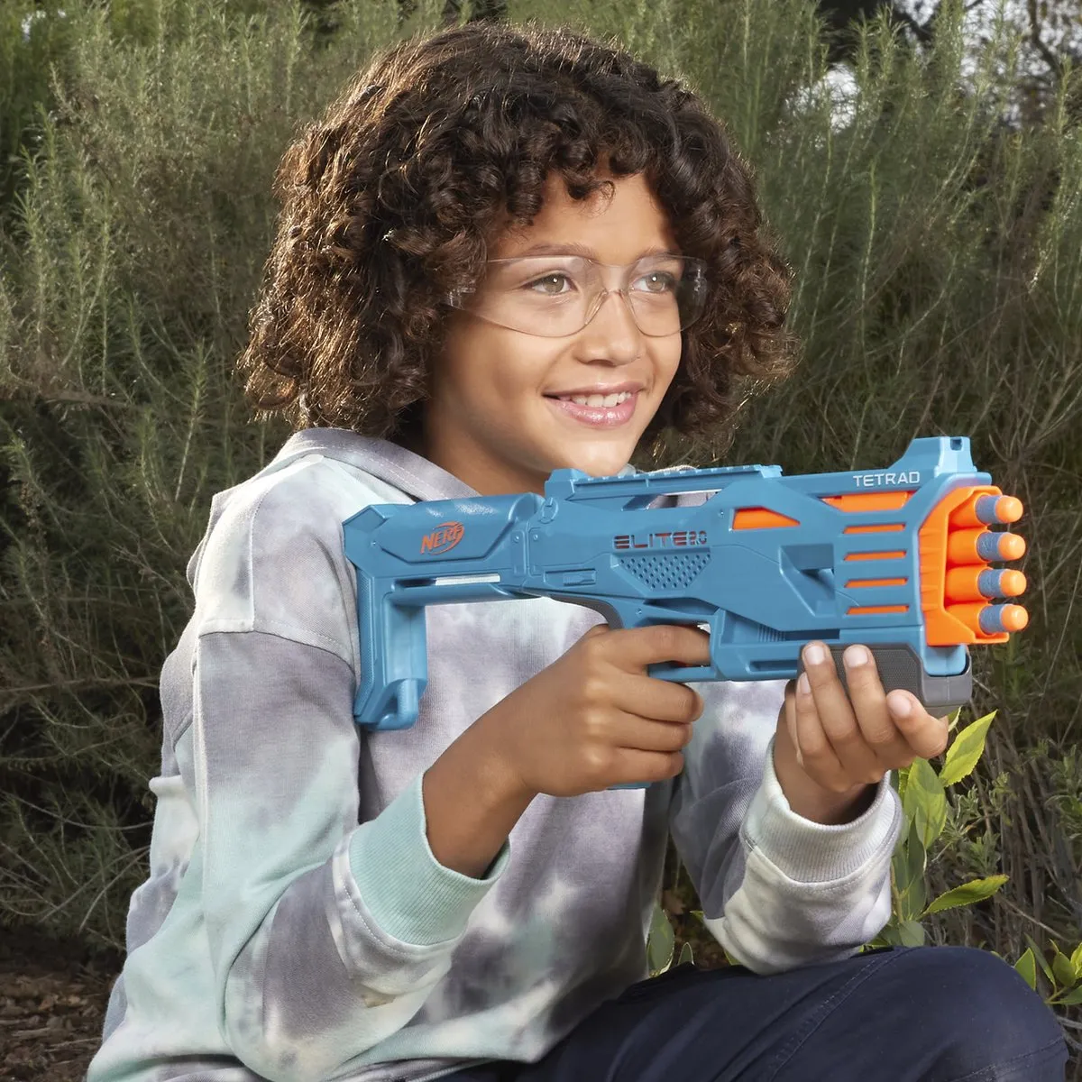 Nerf Elite 2.0 Tetrad QS-4 - Blauw