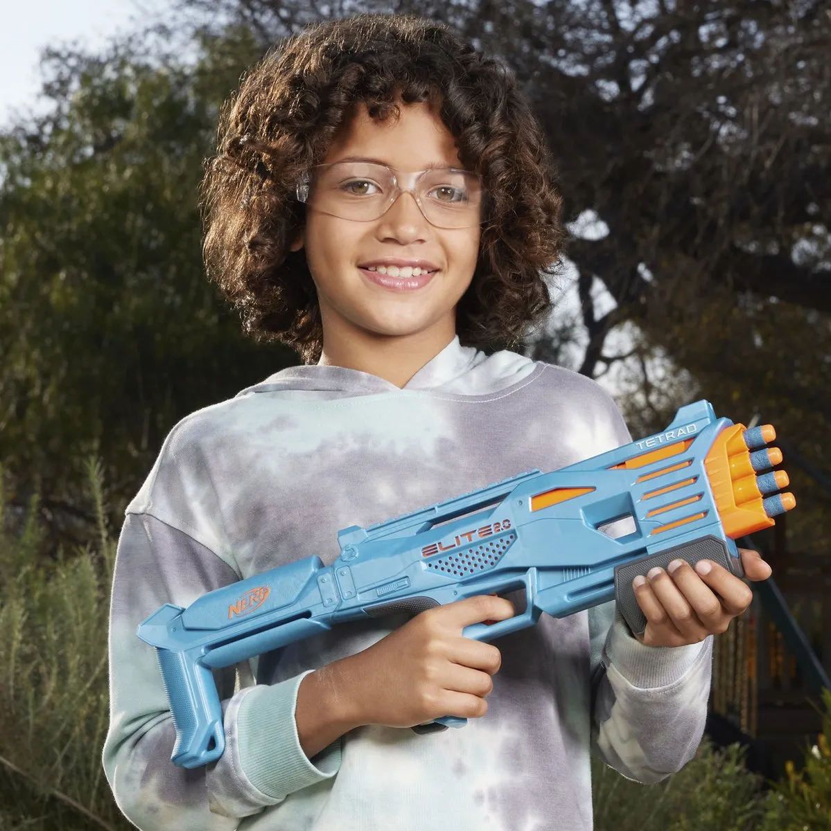 Nerf Elite 2.0 Tetrad QS-4 - Blauw