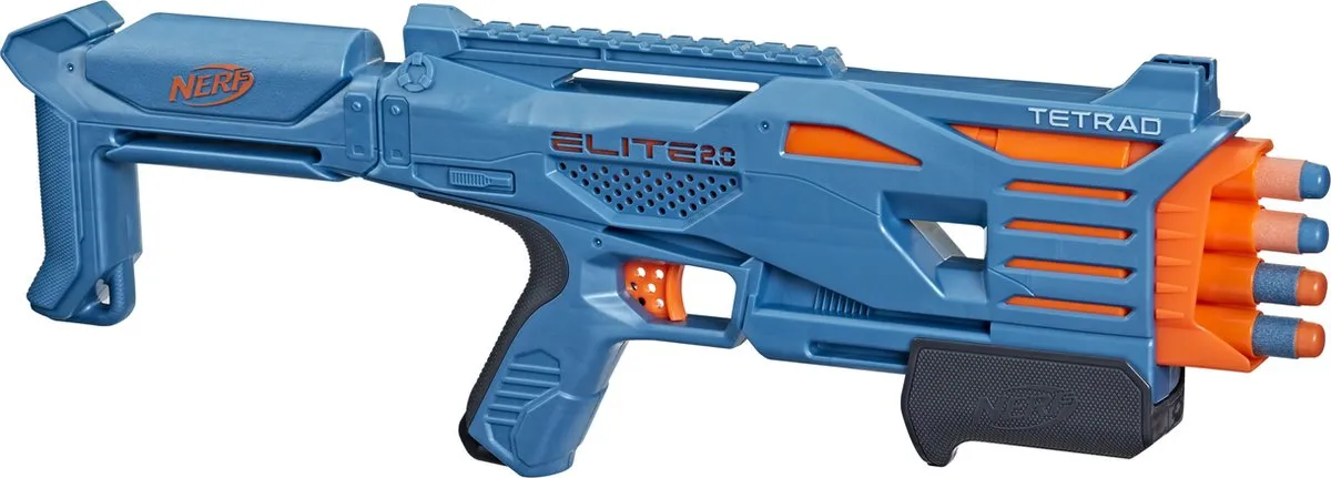 Nerf Elite 2.0 Tetrad QS-4 - Blauw