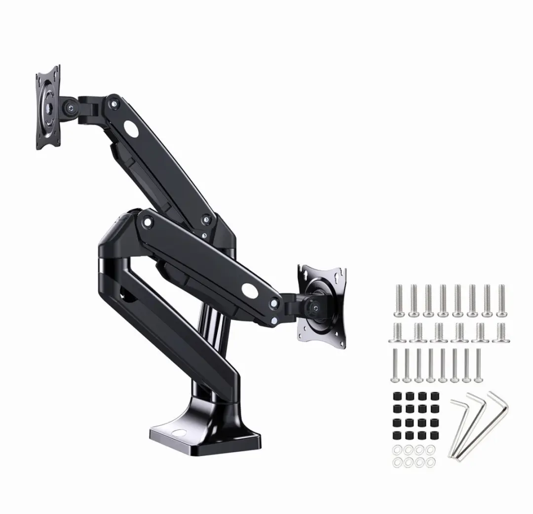 Gembird MA-DA2-03 Full-Motion Monitorarm - 17"-35" - Zwart