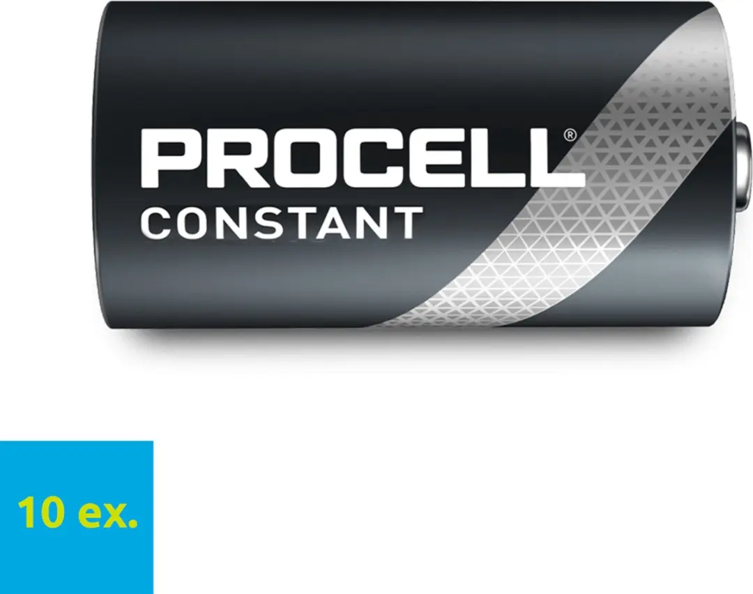 Duracell Procell LR20 Alkalinbatterij - 10 Stuks