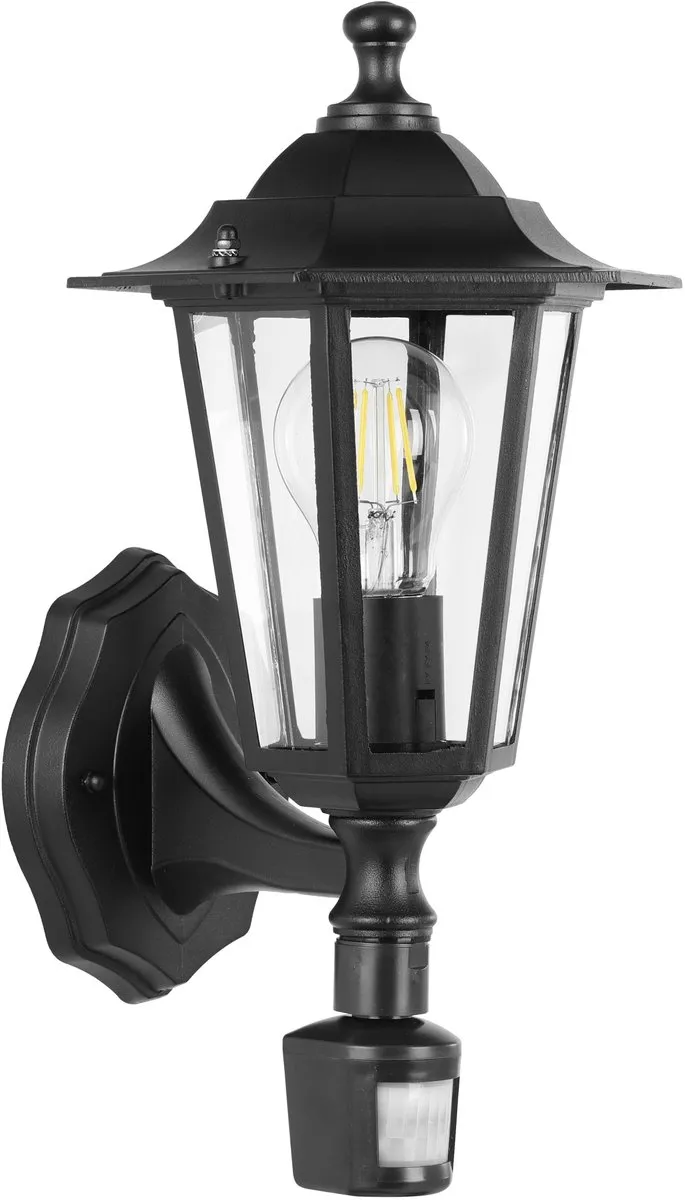 Eglo Laterna 4 Wandlamp Zwart