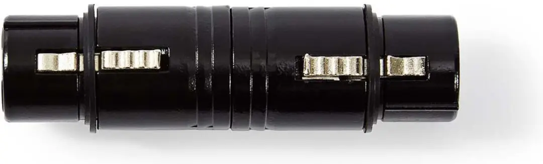 Nedis XLR-Adapter COTP15920BK - 3-Pins Female - Zwart