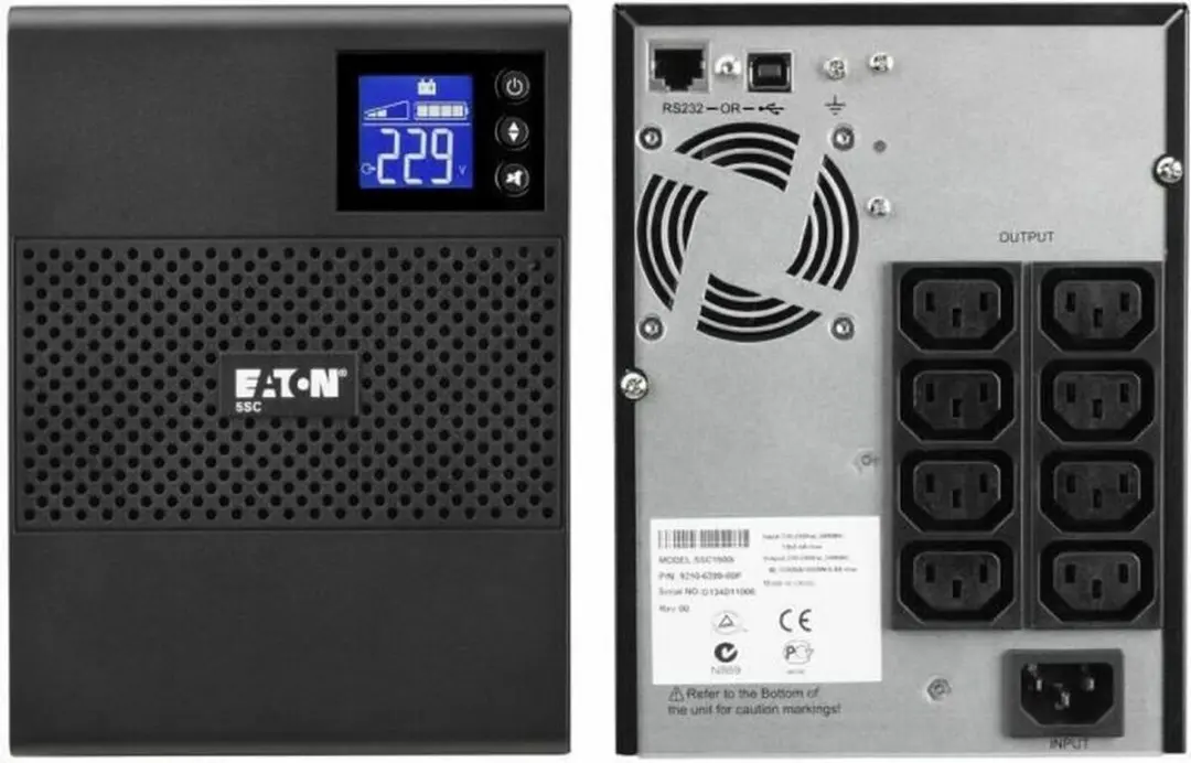 Eaton 5SC1500I UPS 1050W - 8 Stopcontacten - Zwart