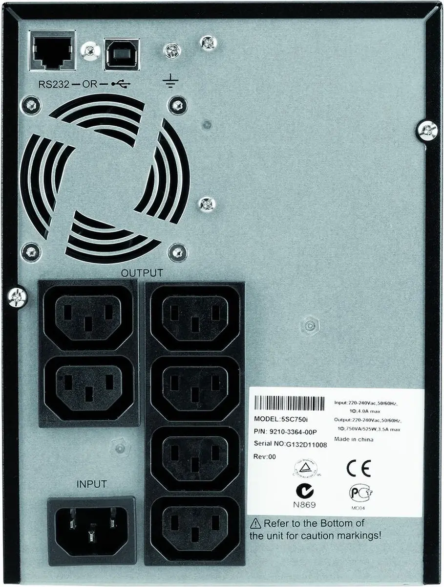 Eaton 5SC1500I UPS 1050W - 8 Stopcontacten - Zwart