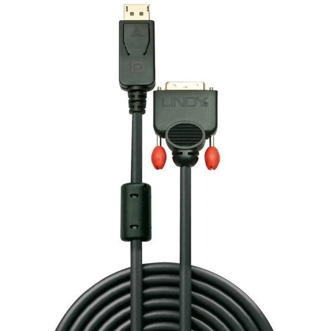 Lindy DisplayPort naar DVI-D Kabel 2m - Zwart
