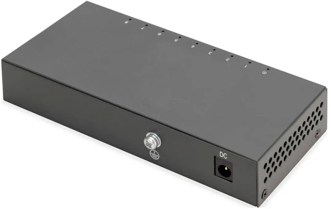 Digitus DN-80066-1 Netwerk Switch 8 Poorten 10/100/1000 Mbit/s - Zwart