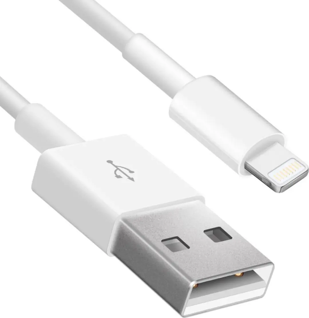 Hoco Lightning naar USB-kabel iPhone/iPad 1m - Wit