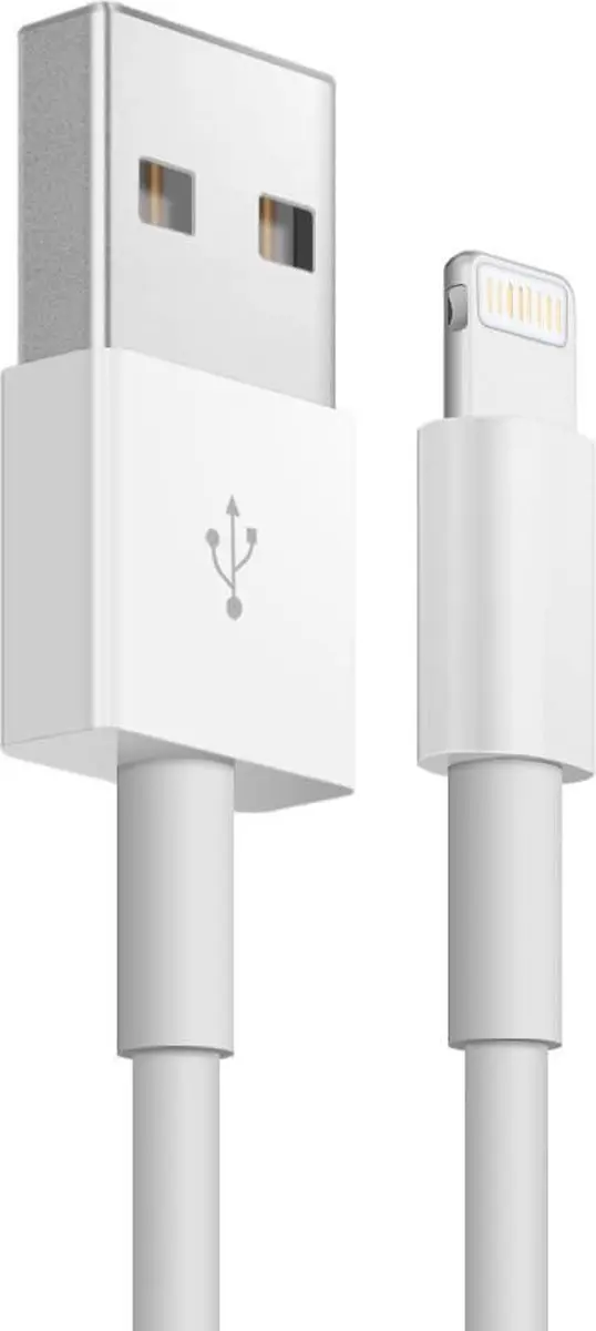 Hoco Lightning naar USB-kabel iPhone/iPad 1m - Wit