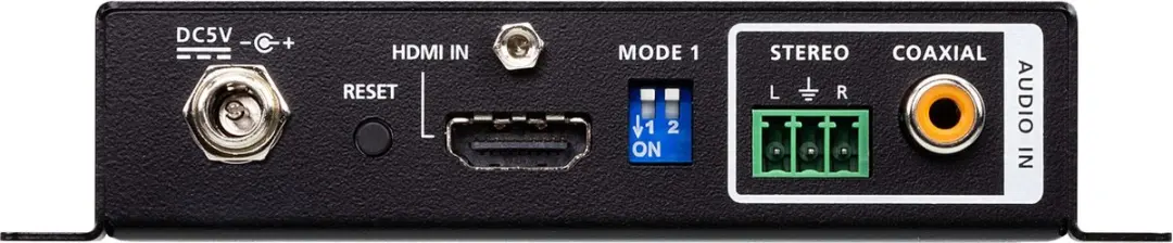 ATEN VC882 True 4K HDMI Repeater - Audio Embedder/De-Embedder - Zwart