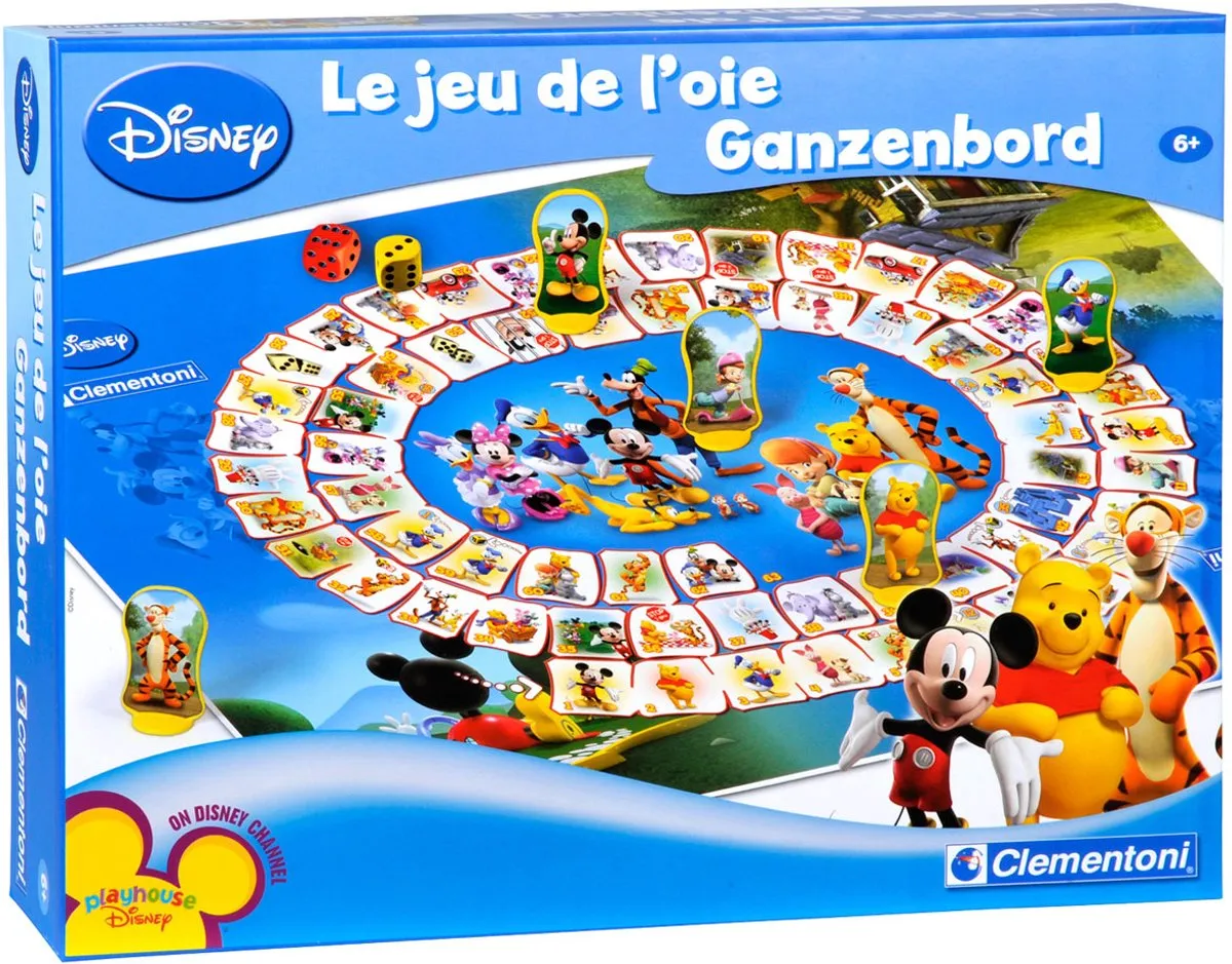 Clementoni Ganzenbord Disney Bordspel - 66273