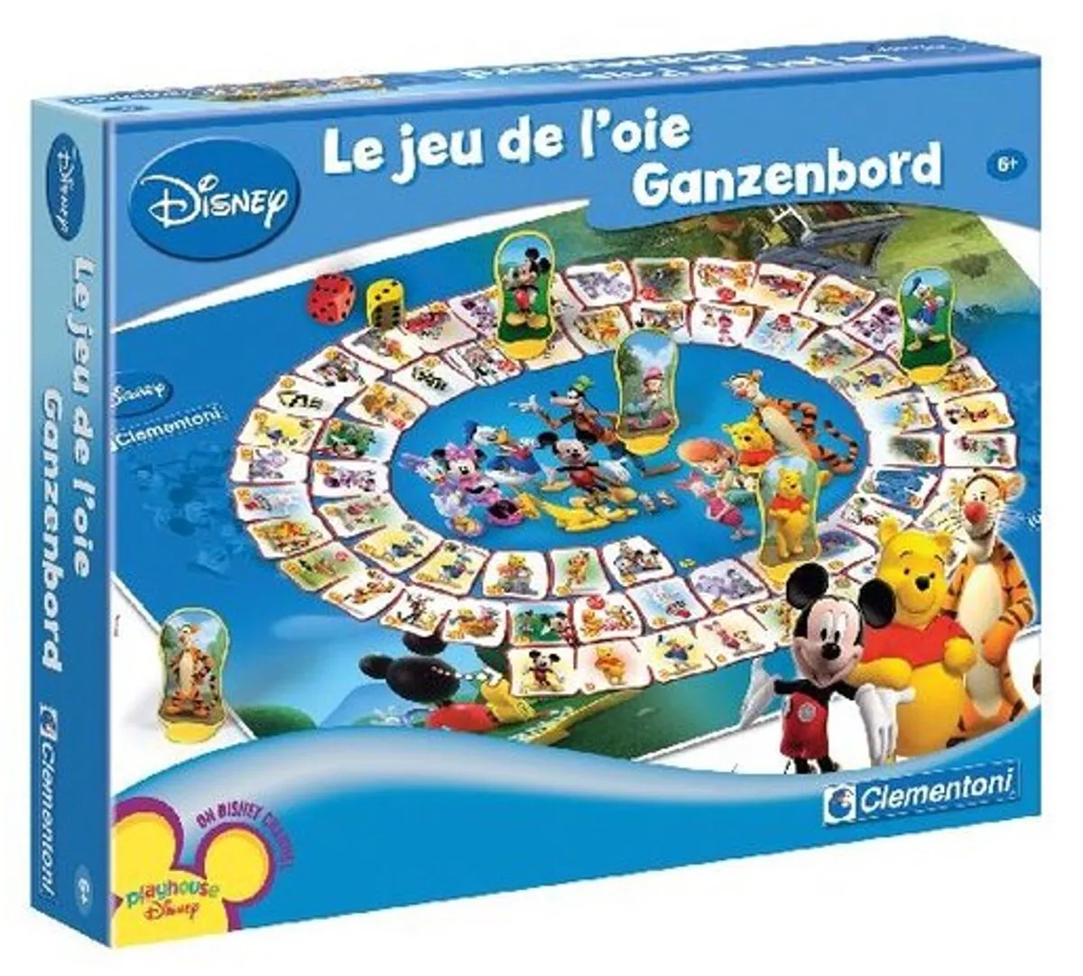 Clementoni Ganzenbord Disney Bordspel - 66273 - afbeelding 6 van 6