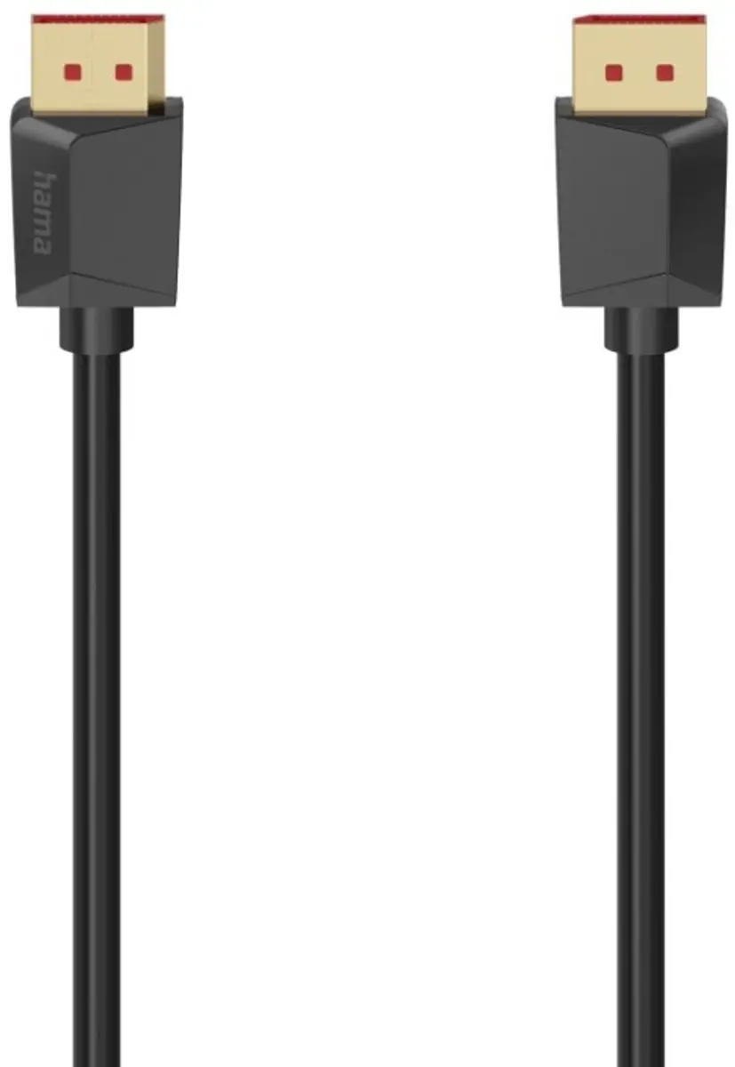 Hama DisplayPort Kabel DP 2.1 Ultra HD 8K 40 Gbit/s 200 cm Zwart