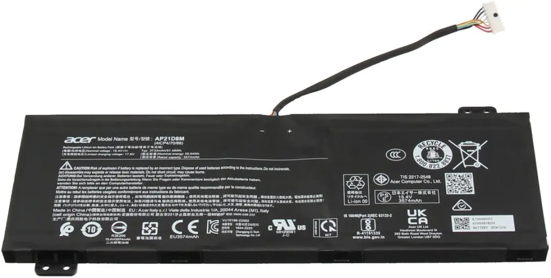 Acer AP21D8M Batterij