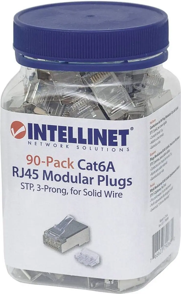 Intellinet Cat6A RJ45-stekkers STP - 90 Stuks