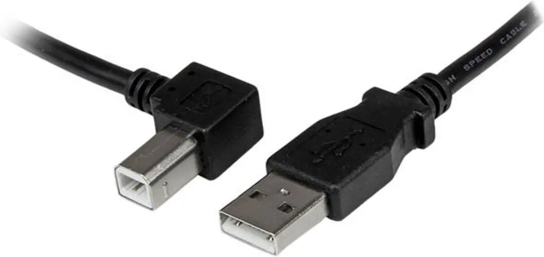 Startech USB 2.0 A naar Linkshoekige B-kabel 1m