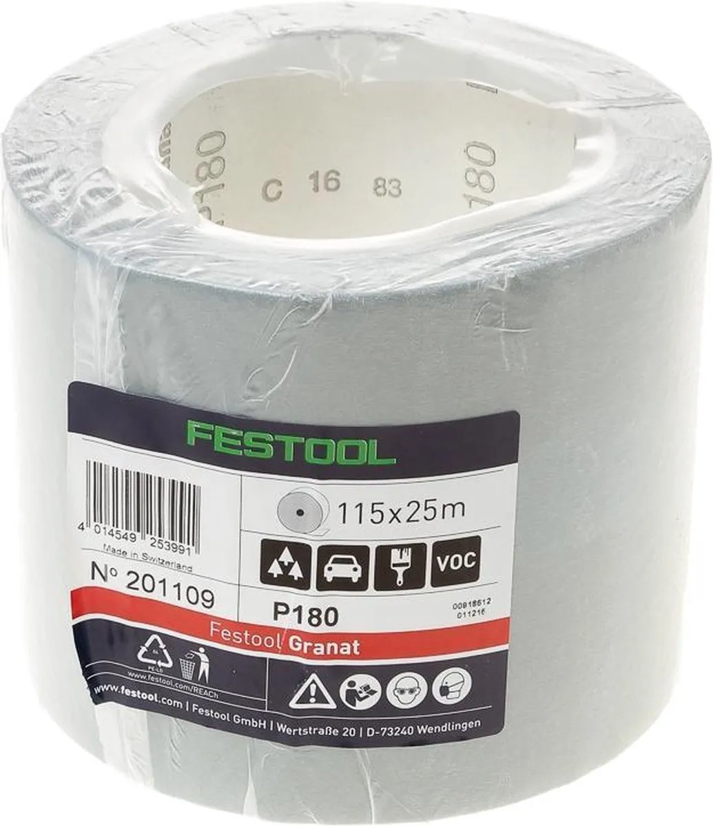 Festool Garnet Schuurrol 115x25m P180