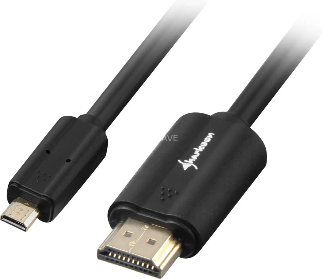 Sharkoon HDMI naar Micro HDMI 2.0 Kabel 1M - Zwart