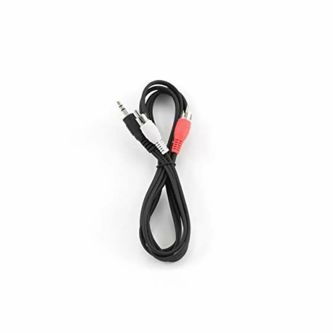 Gembird CablExpert CCA-458 Adapterkabel 3,5mm naar RCA - Zwart