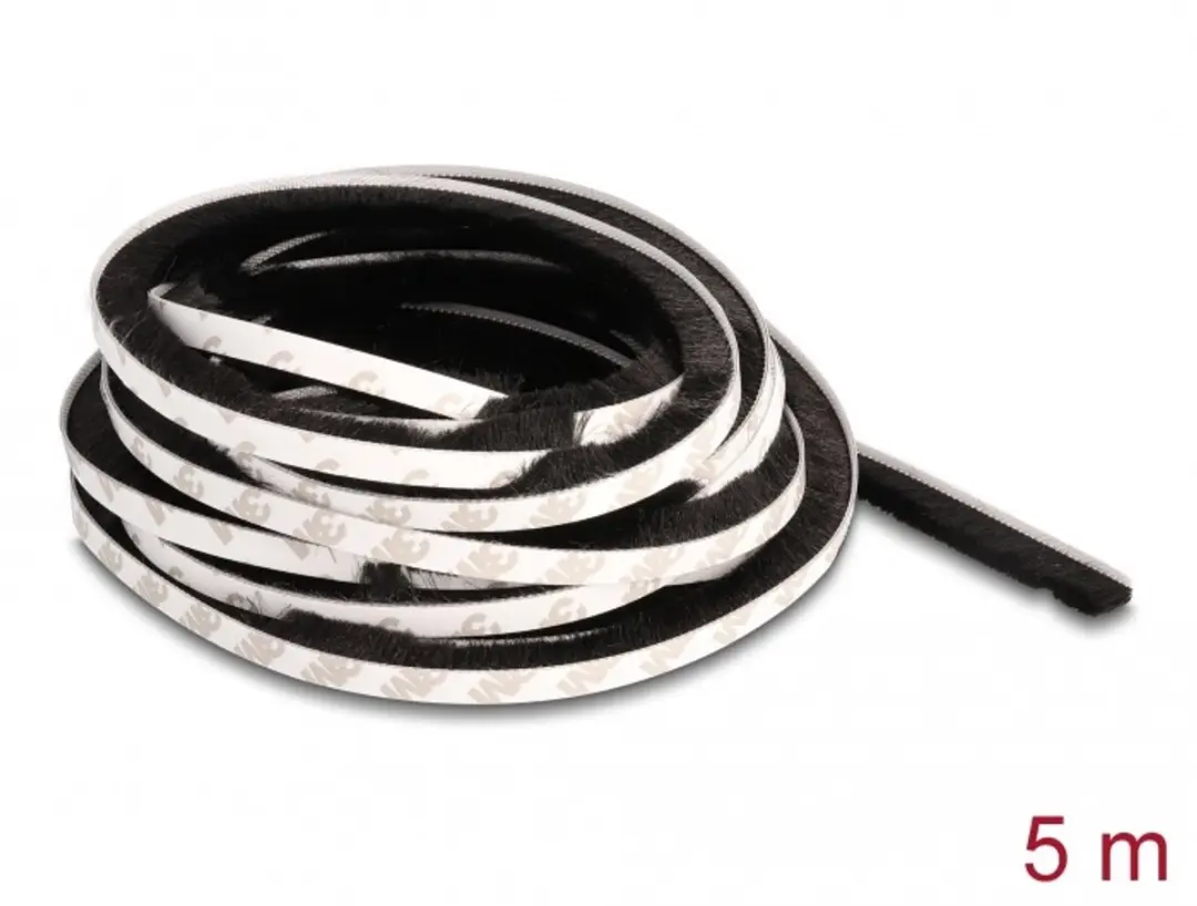 Delock Brush Strip Zelfklevend 10mm
