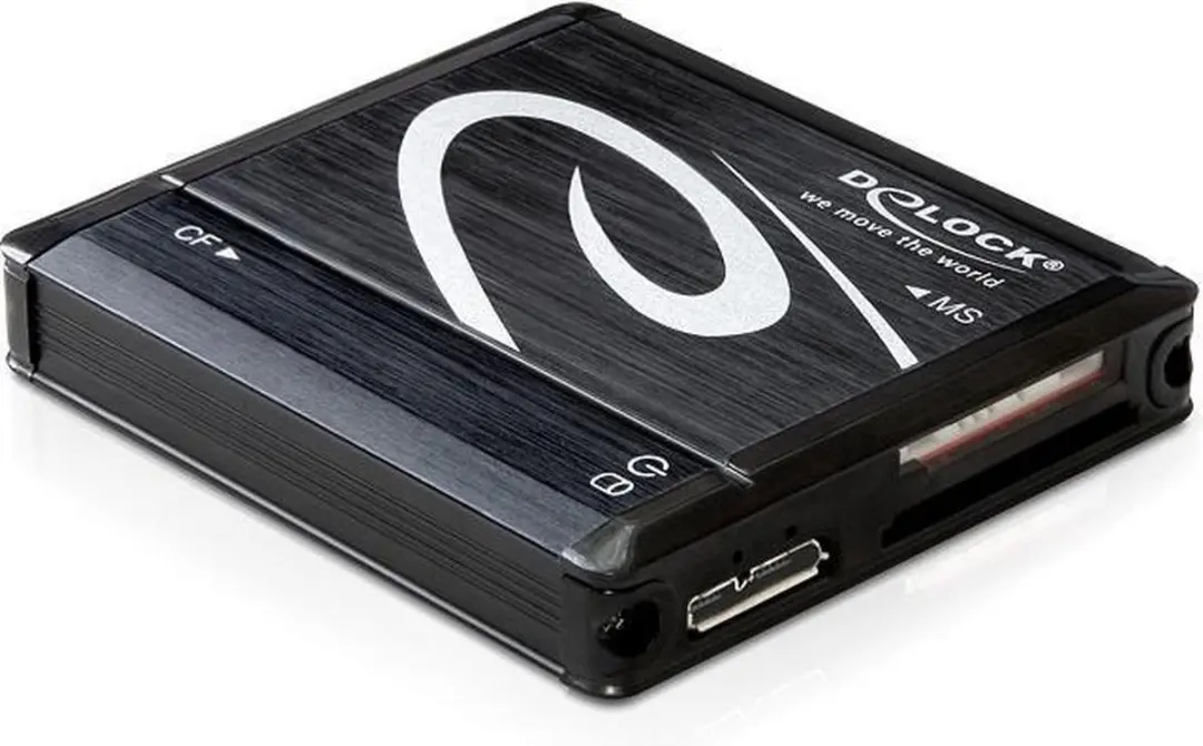 Delock USB 3.0 Card Reader 91704 - Zwart