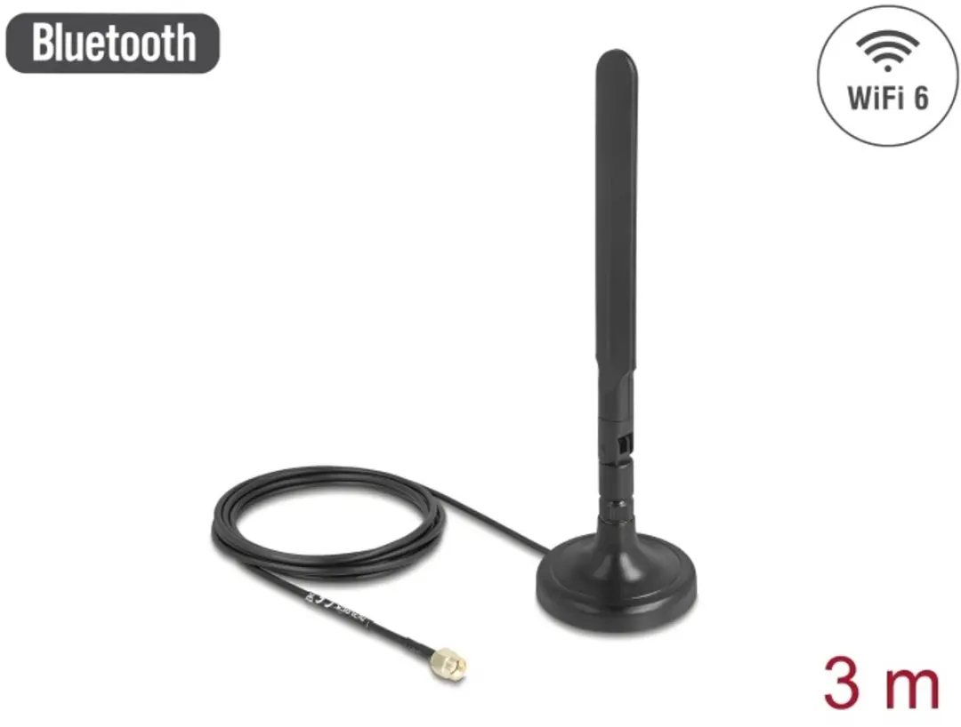 Delock WiFi 6 Antenne 3dBi