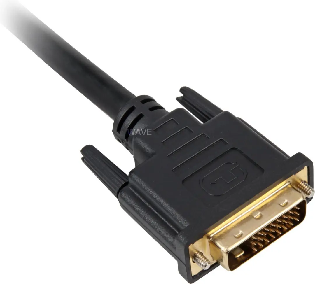 Sharkoon DVI-D Kabel 1m - Zwart