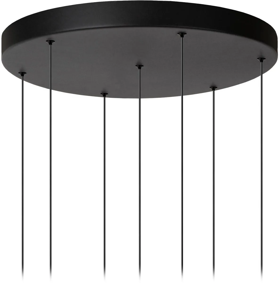 Lucide TAMINO Hanglamp Ø52cm - 5x7W LED 3000K - Zwart